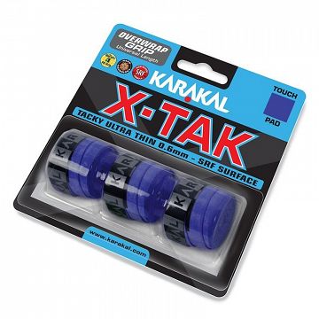 Karakal X-TAK Overwrap Grip 3Pack Blue